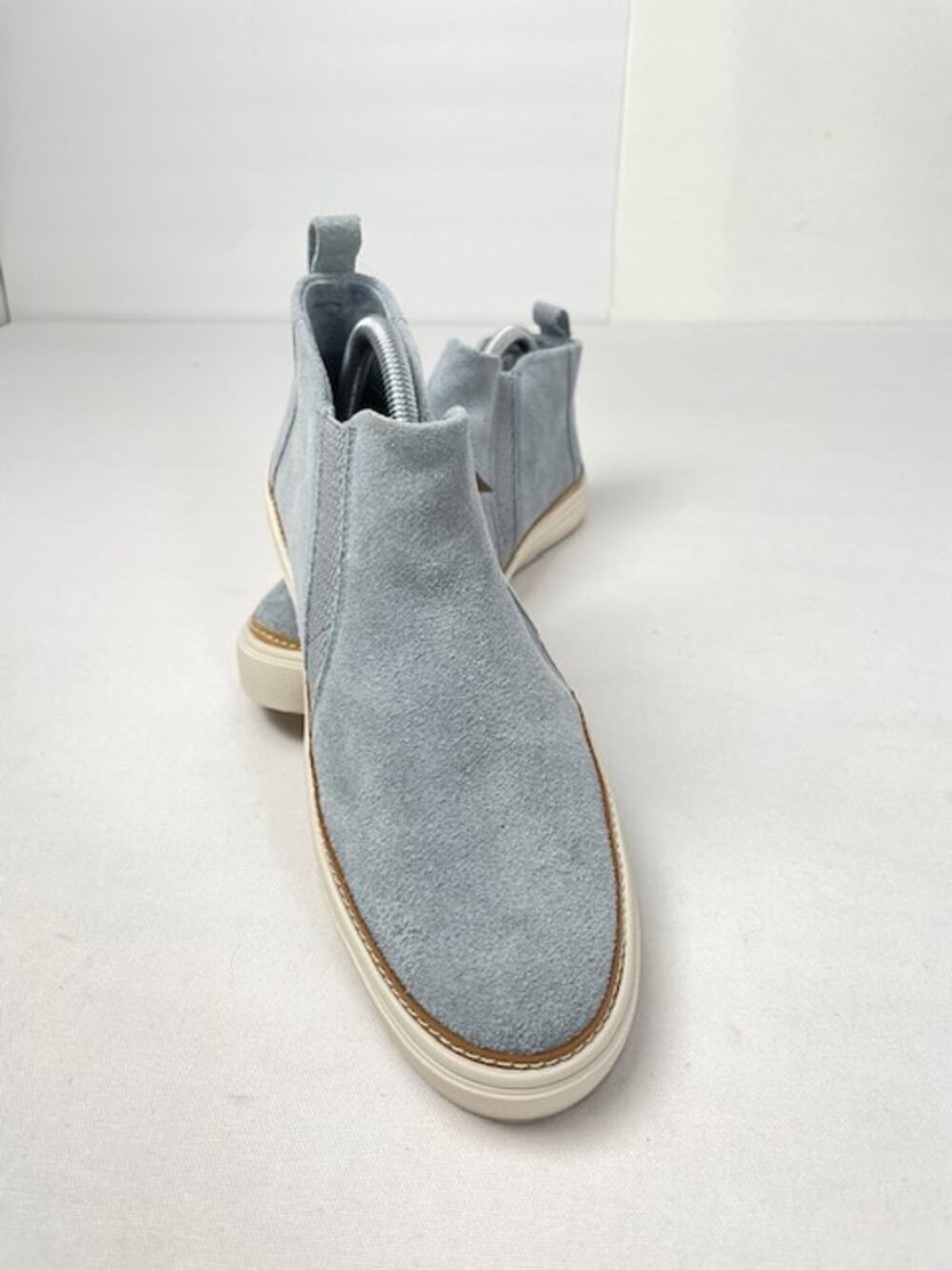 TOMS Suede Chelsea Sneaker Booties Ice Blue Womens 9 Casual Comfort Shoes Resort